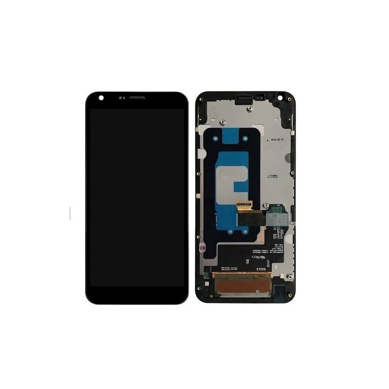 Pantalla Completa Com Marco LG Q6 M700 Negra