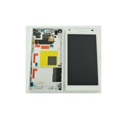 Pantalla Lcd + Tactil con Marco Original Sony Xperia Z5 Compact Blanca