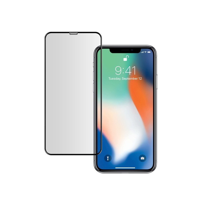 Cristal Templado IPhone X 3D Negro