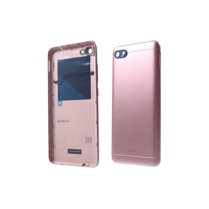 Tapa Trasera con Lente Xiaomi Redmi 6A Rosa
