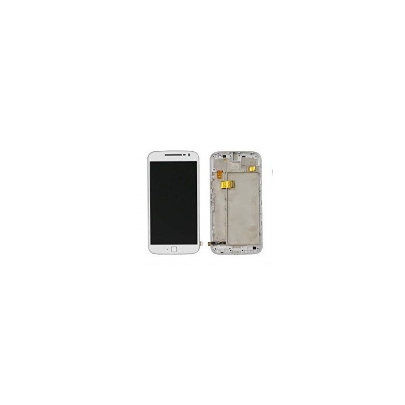 Pantalla Original Lcd + Tactil con Marco Motorola Moto G4 Plus XT1642 Negra