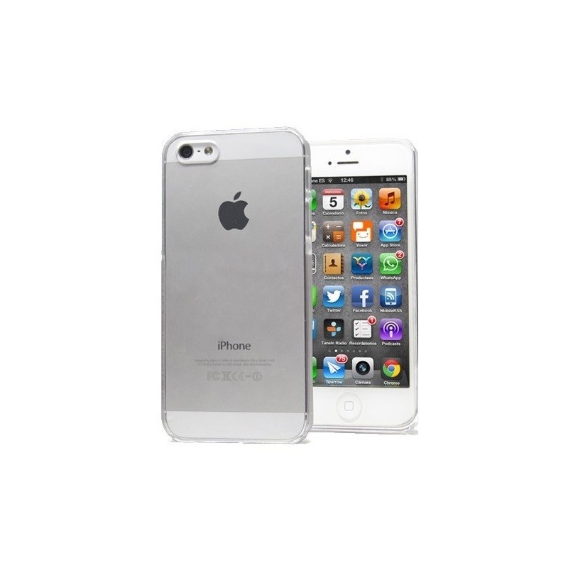 Funda Rigida Transparente IPhone 5G, 5S, 5C