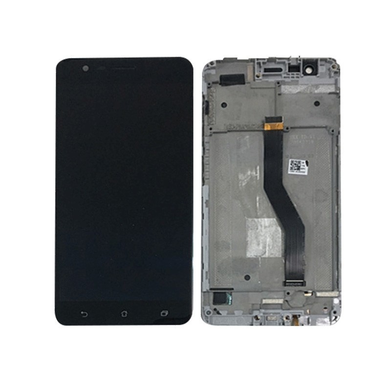 Pantalla Lcd + Tactil con Marco Asus Zenfone 3 Zoom ZE553KL Negra