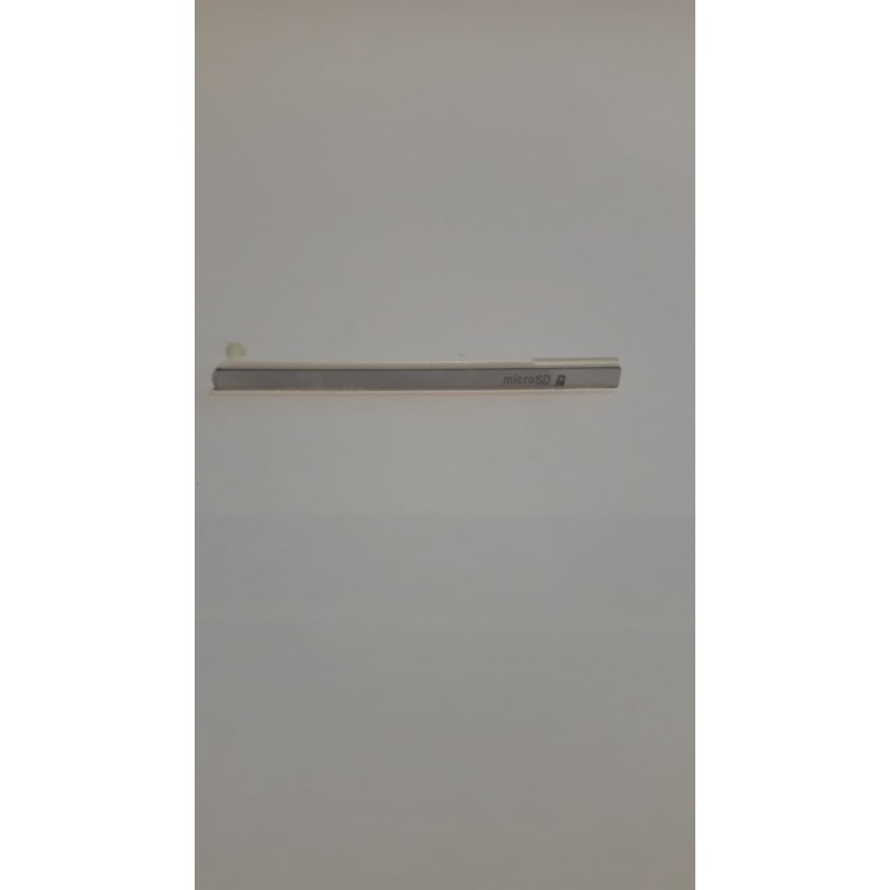 Tapa Lateral de Tarjeta Sim y SD Sony Xperia T3 Blanca