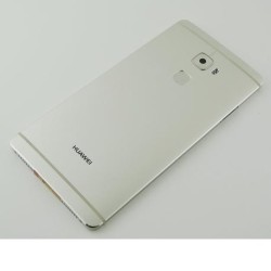 Tapa trasera / Chasis Huawei Mate S " sin flex huella" plata