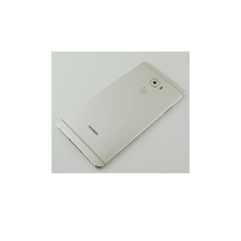 Tapa trasera / Chasis Huawei Mate S " sin flex huella" plata