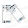 CARCASA INTERMEDIA CON LENTE DE CAMARA ORIGINAL SONY XPERIA V LT25I BLANCA