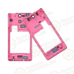 CARCASA INTERMEDIA CON LENTE DE CAMARA ORIGINAL SONY XPERIA V LT25I ROSA