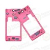 CARCASA INTERMEDIA CON LENTE DE CAMARA ORIGINAL SONY XPERIA V LT25I ROSA