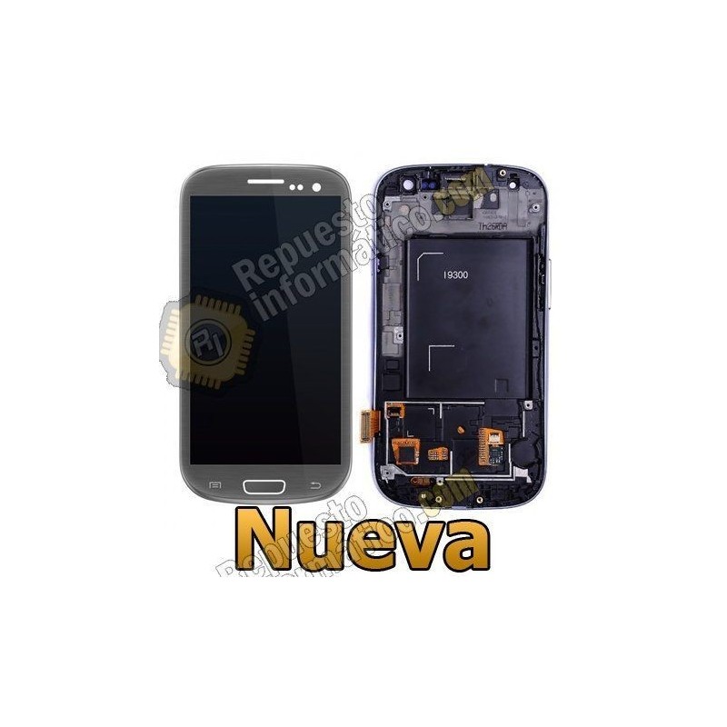 Pantalla (Lcd+tactil+marco)  Galaxy S3 i9300 Gris (directo de fabrica) 100% Testeada