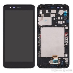 Pantalla Lcd + Tactil con Marco LG K10 2018 Negra