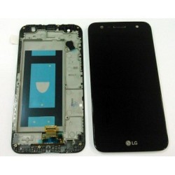 Pantalla Lcd + Tactil con Marco LG X Power II M320 Negra