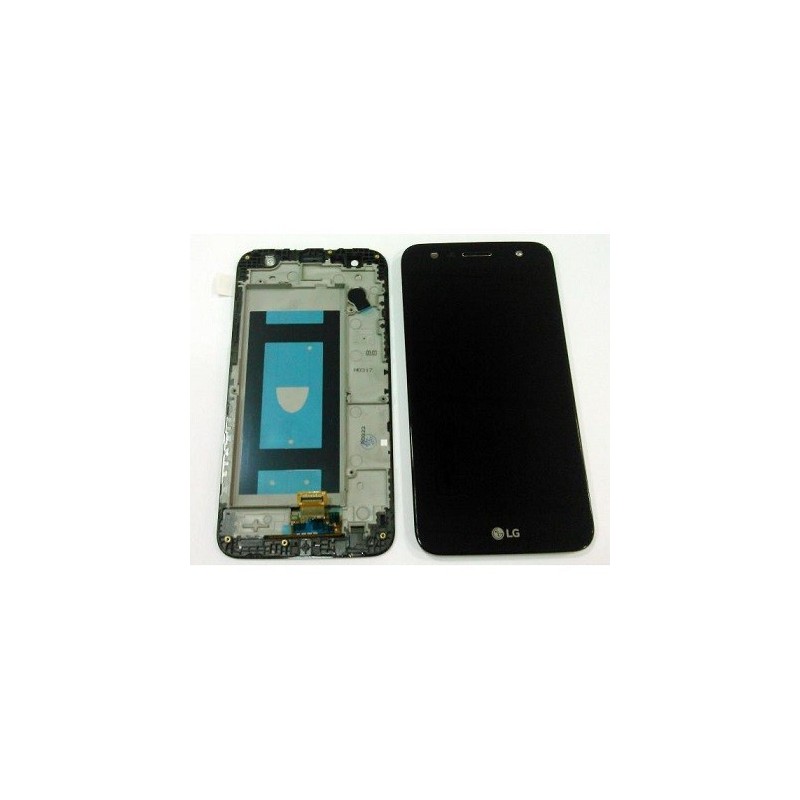 Pantalla Lcd + Tactil con Marco LG X Power II M320 Negra