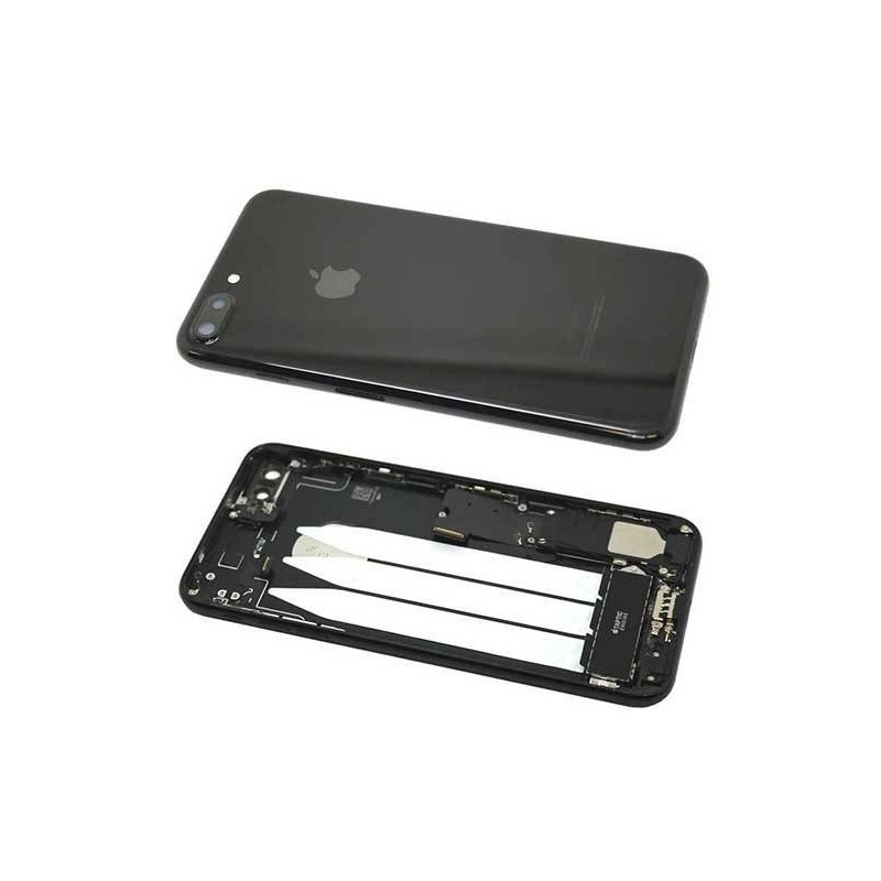 Chasis Carcasa Trasera iPhone 7 Plus con componentes Jet Black