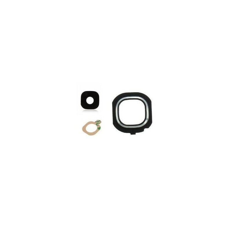 Embellecedor con Lente Camara Trasera Samsung Galaxy J5 2016 J510, J7 2016 J710 Negro