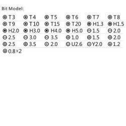 Kit de Destornilladores y Heramientas de Alta Precision para Mantenimiento Electronico JM-8152
