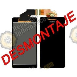 Pantalla (lcd+tactil+marco) DESMONTAJE  Xperia V LT25i 