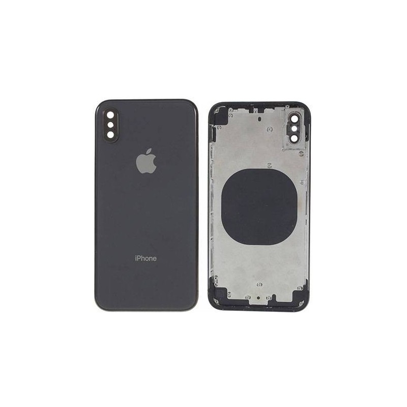 Chasis Carcasa Trasera IPhone X Negro