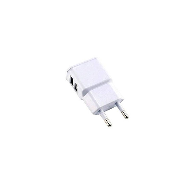 Adaptador De Pared Doble Conexion USB 2A