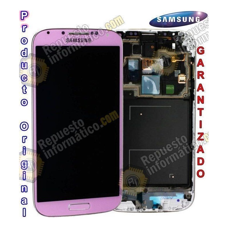 Pantalla (lcd+tÃ¡ctil+marco) Samsung Galaxy S4 Rosa i9505 Directa de FÃ¡brica