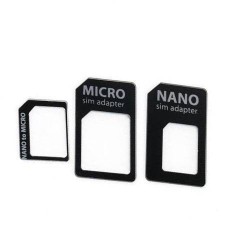 Adaptadores de tarjeta Micro Sim y Nano Sim a Sim