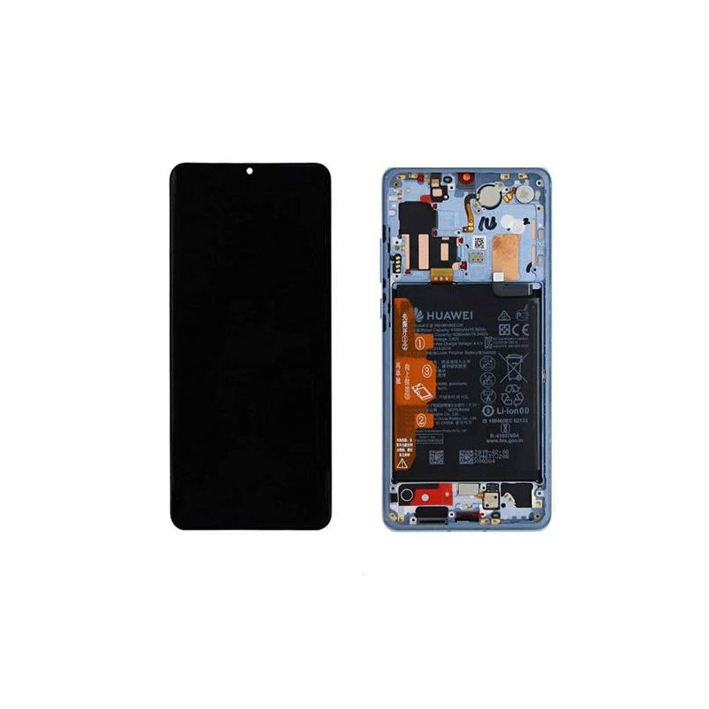 Pantalla Original Lcd + Tactil Con Marco Huawei P30 Pro Azul (Breathing Chrystal)