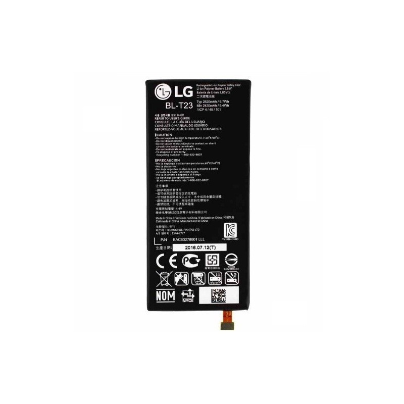BATERIA LG X CAM K580 ORIGINAL RECUPERADA