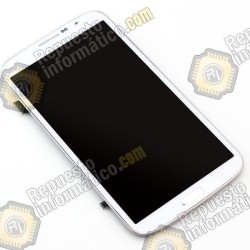 Pantalla (LCD+TACTIL+MARCO)  Galaxy Mega i9200 (Blanca)