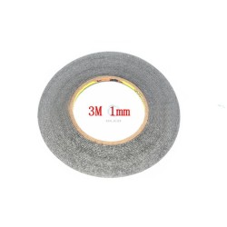 Cinta 3M Doble cara negra 1mm