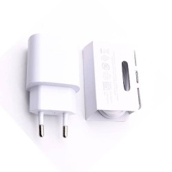 Cargador y Cable USB-C a Tipo C Original Samsung Blanco