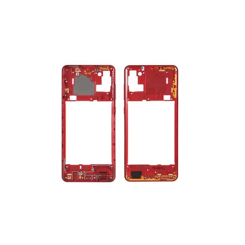Carcasa Intermedia Samsung Galaxy A21s Rojo