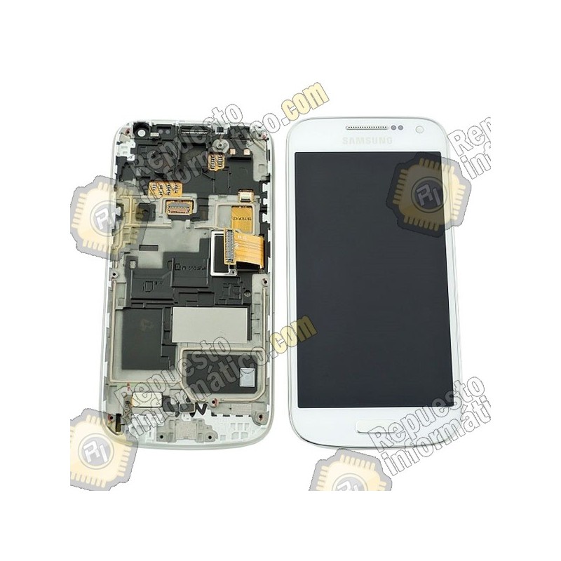 Pantalla (lcd+tactil+marco) s4 mini VE i9195i (Blanca) 100% Testeada (Directa de fabrica)