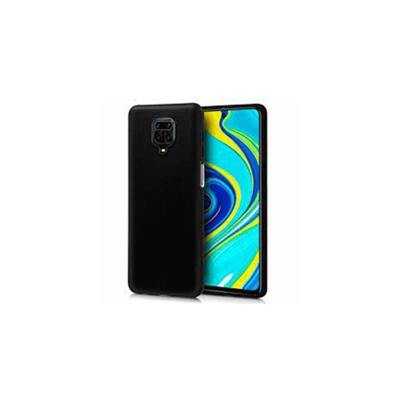 Funda de Silicona para Xiaomi Redmi Note 9 Pro Negra
