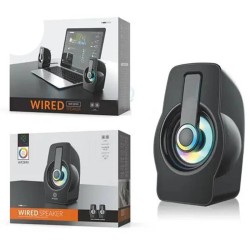 Pack Altavoces para PC y Portatil RGB