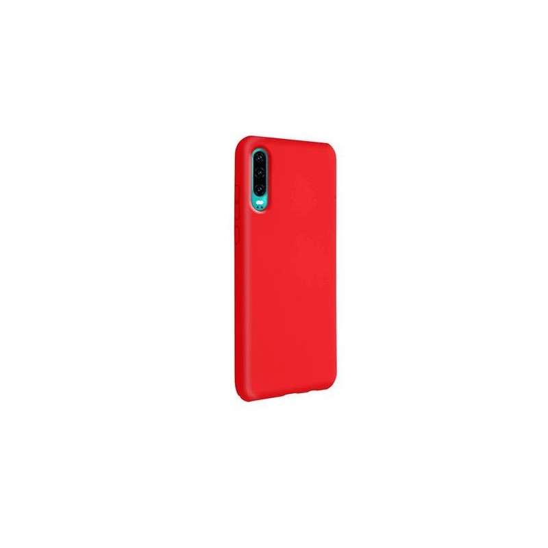 Funda de Silicona para Huawei P30 ELE-L04 ELE-L29 Roja