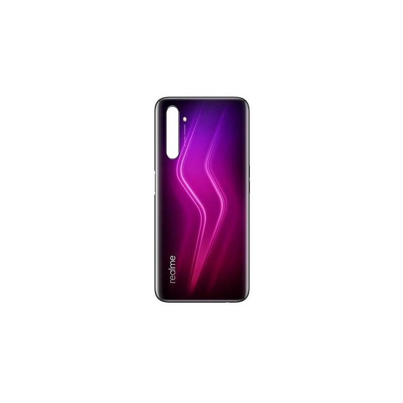 Tapa Trasera Realme 6 Pro Negro-Purpura