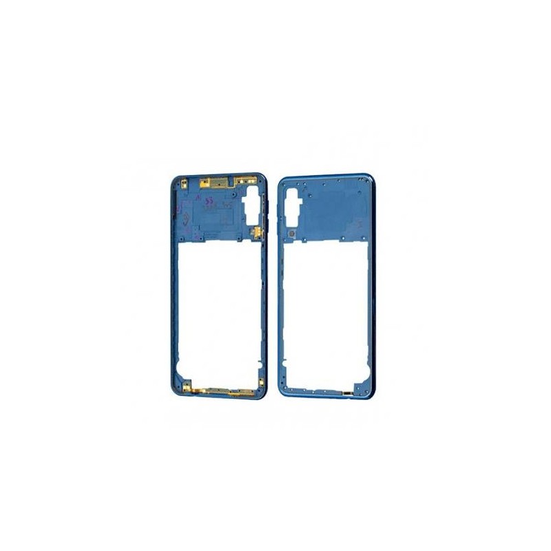 Carcasa Intermedia Samsung Galaxy A7 2018 A750 Azul