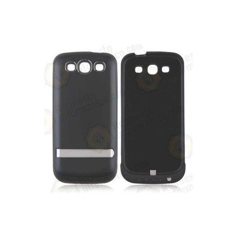 Carcasa bateria Samsung galaxy s3  3200 mah Negro