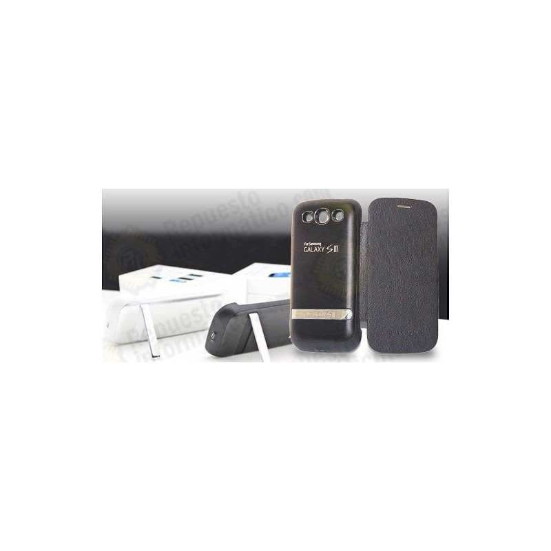 Carcasa bateria Samsung galaxy s3  3200 mah Negro