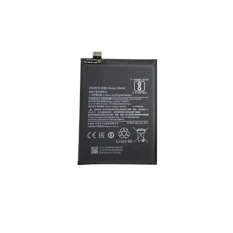 Bateria para Xiaomi Mi 10T Lite 5G (BM4W) M2007J17G