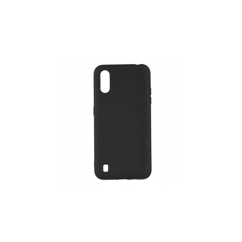 Funda Silicona Negra para Samsung Galaxy A01 (A015)