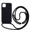 Funda Silicona Premium con Cordones iPhone 11 Negra