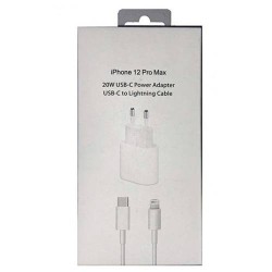 Cargador 20W USB-C y Cable USB C a Lighting para iPhone
