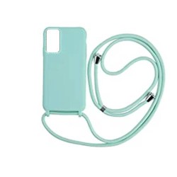 Funda de Silicona Premium con Cordones Samsung Galaxy S22 Plus Verde Menta