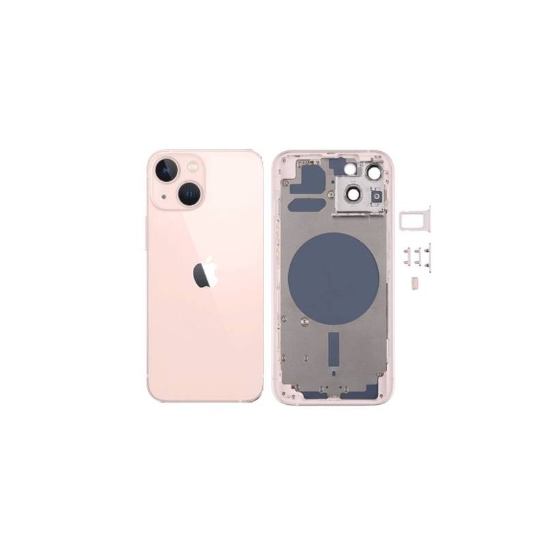 Chasis Carcasa Trasera iPhone 13 Rosa