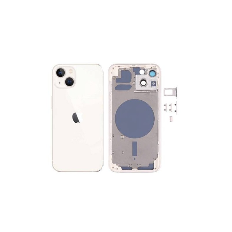 Chasis Carcasa Trasera iPhone 13 Mini Blanca