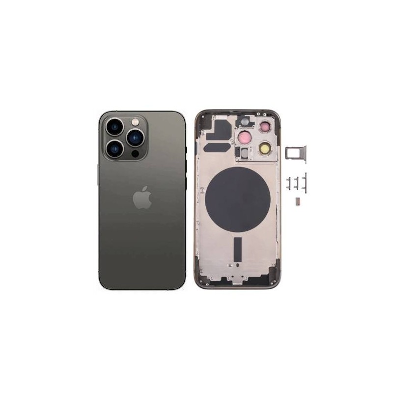 Chasis Carcasa Trasera iPhone 13 Pro Max Gris