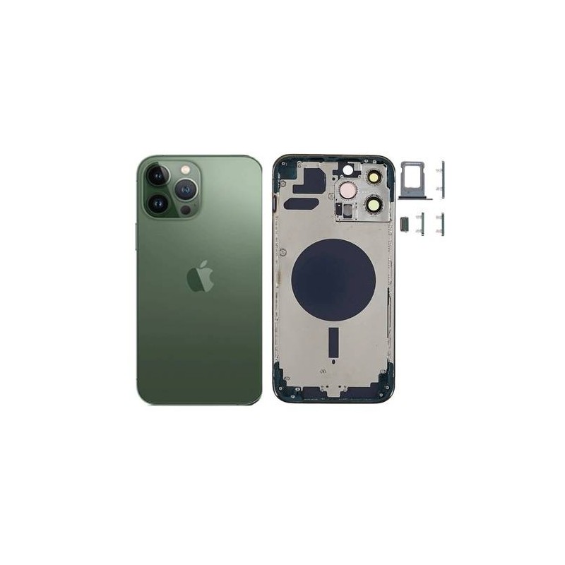 Chasis Carcasa Trasera iPhone 13 Pro Verde