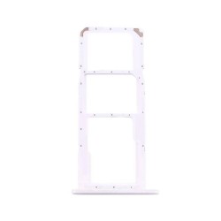 Bandeja Dual-Sim y Micro-SD Samsung Galaxy A03s A037 Blanco