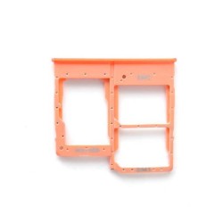 Bandeja Sim y MicroSD Samsung Galaxy A20e, A202 Naranja